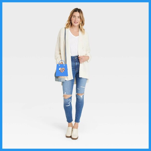 10 Short - Womens High-Rise Skinny Jeans - Universal Thread - Medium Wash - Picture 4 of 11